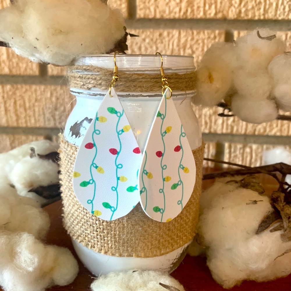 Christmas Light Earrings
